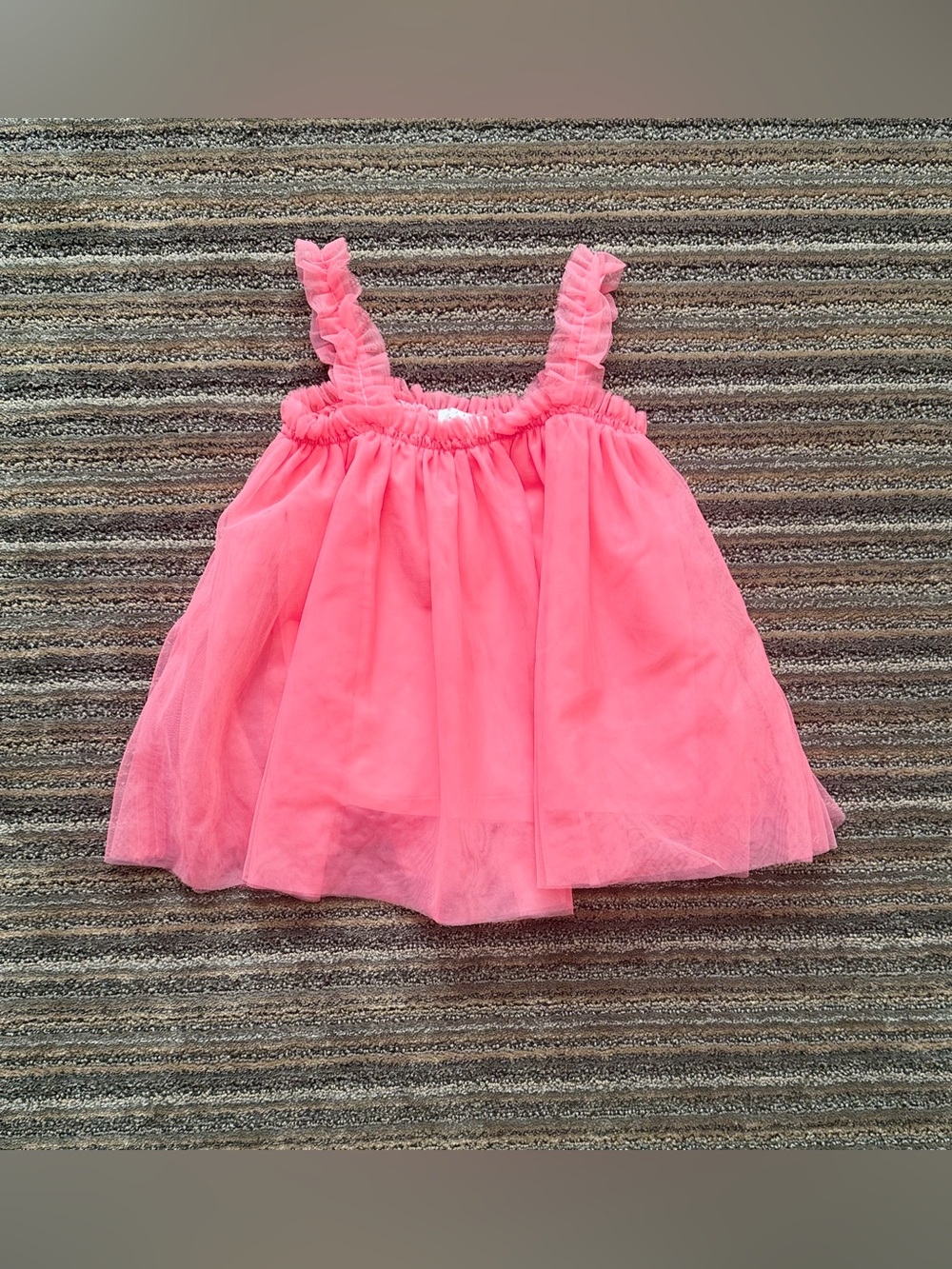 Rise Little Earthling Pink Tulle Sundress for Girls